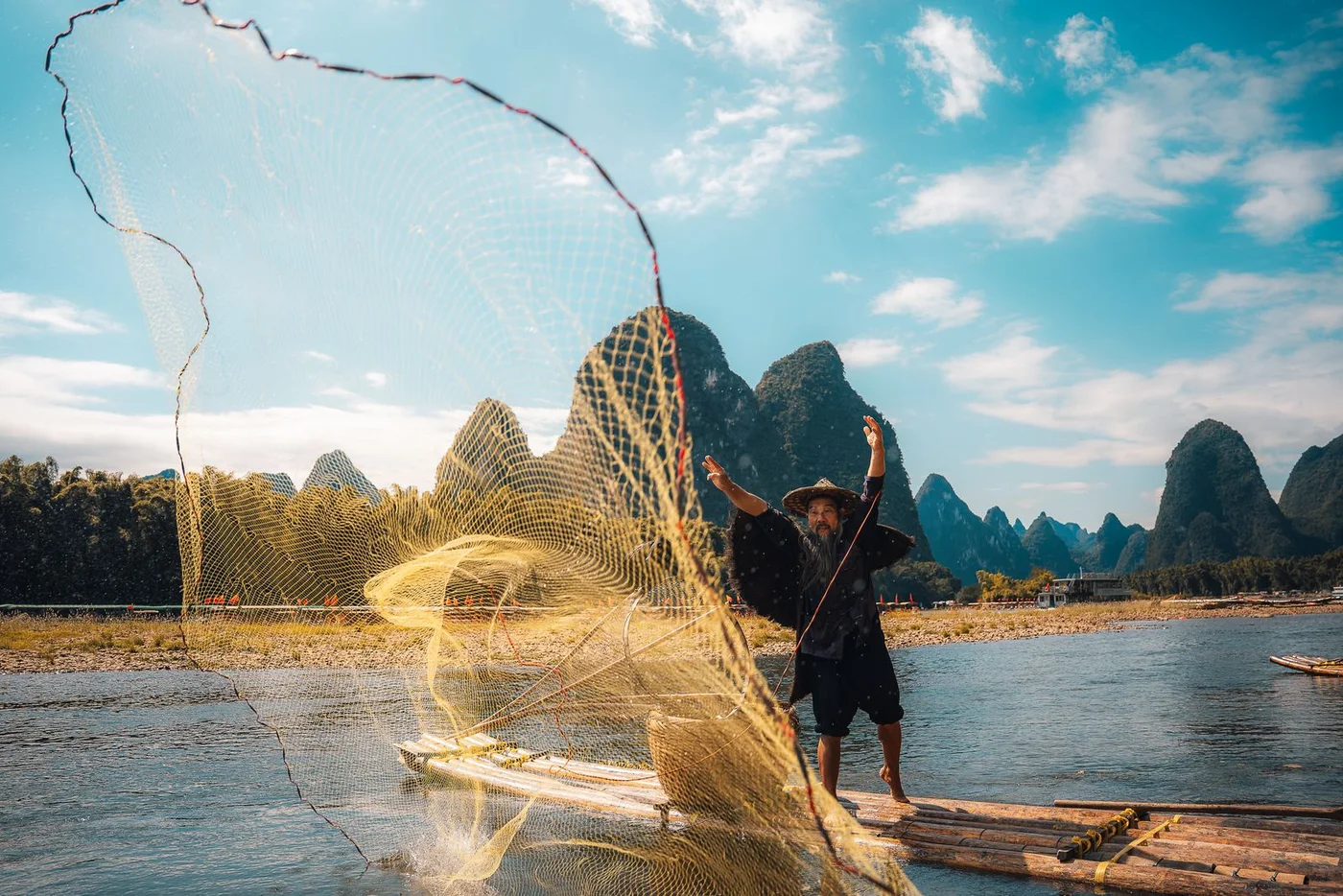 صورة حقيقية لمدينة غويلين ويانغشو: Li River