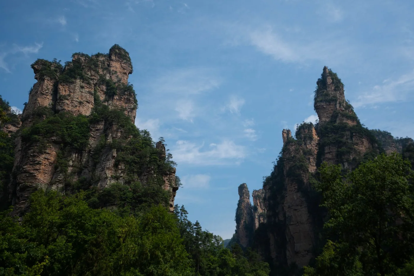 صورة حقيقية لمدينة جانغجياجيه: Zhangjiajie National Forest Park