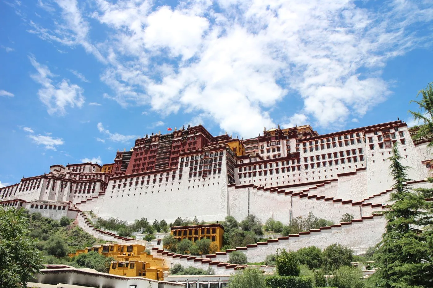 Photographie réelle de Lhassa : Potala Palace