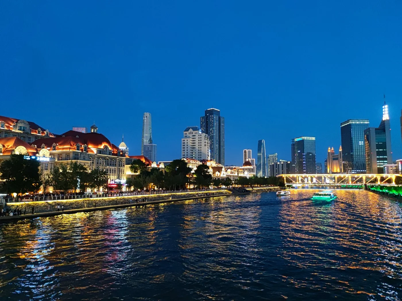 Photographie réelle de Tianjin : Hai River